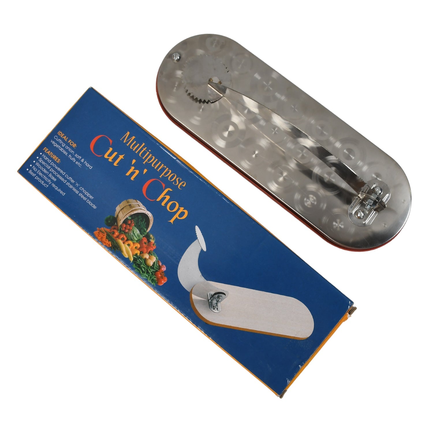 2841C STEEL VEGETABLE CUTTER PREMIUM QUALITY CUTTER FOR FRUIT , VEGETABLE & MEAT CUTTING USE ( Color Box ) DeoDap 2841C STEEL VEGETABLE CUTTER PREMIUM QUALITY CUTTER FOR FRUIT , VEGETABLE & MEAT CUTTING USE ( Color Box ) DeoDap